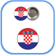 Croatia flag  pins